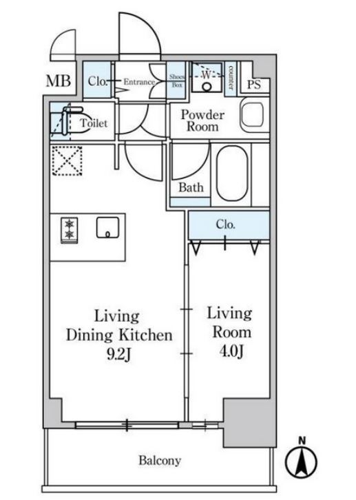 ディームス東陽町II　215号室　間取り