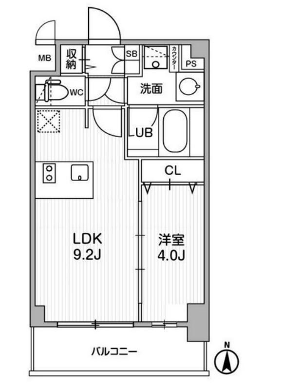 ディームス東陽町II　1013号室　間取り