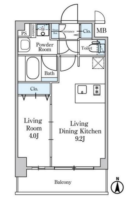 ディームス東陽町II　712号室　間取り