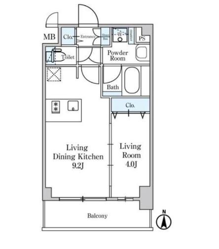 ディームス東陽町II　615号室　間取り