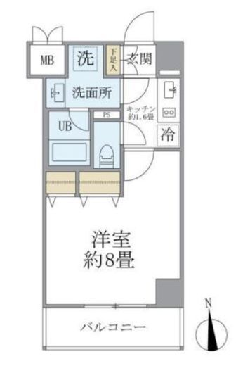グランジット早稲田　302号室　間取り
