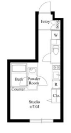 ミリアレジデンス品川中延　111号室　間取り