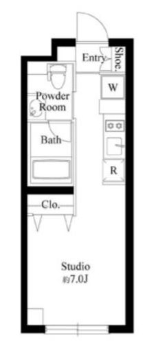 ミリアレジデンス品川中延　112号室　間取り