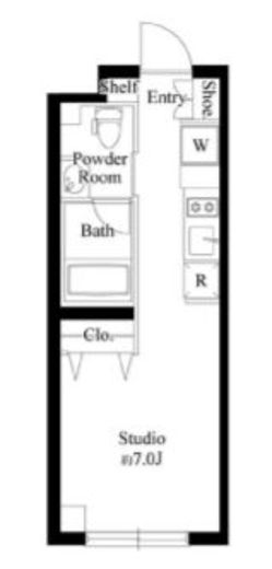 ミリアレジデンス品川中延　215号室　間取り