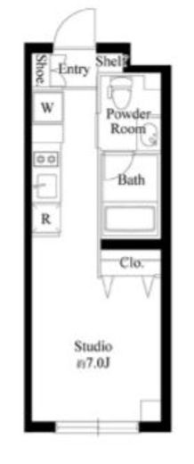 ミリアレジデンス品川中延　314号室　間取り