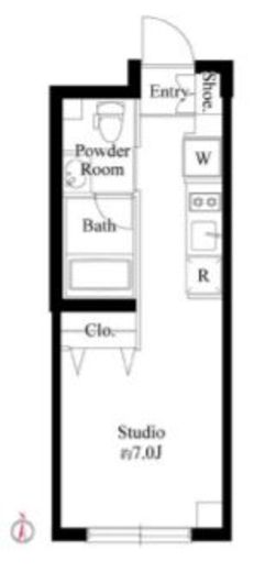ミリアレジデンス品川中延　507号室　間取り