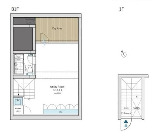 AUBE虎ノ門　102号室　間取り