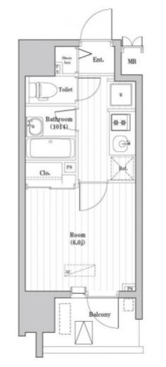大森海岸レジデンス　301号室　間取り