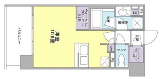 クローバー神田紺屋町　302号室　間取り