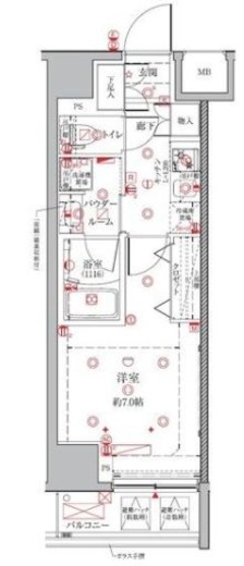 クレイシアIDZ三田　203号室　間取り
