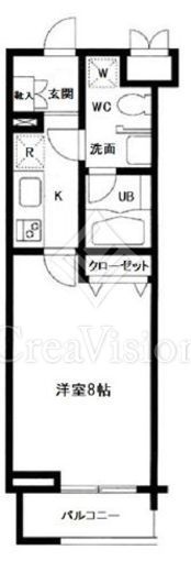 プライムアーバン中目黒　303号室　間取り