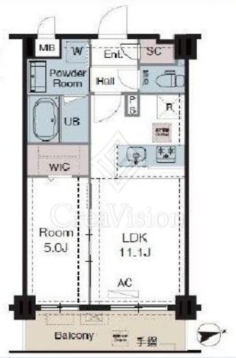 ラグゼナ東陽町　507号室　間取り