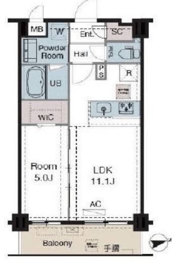 ラグゼナ東陽町　704号室　間取り
