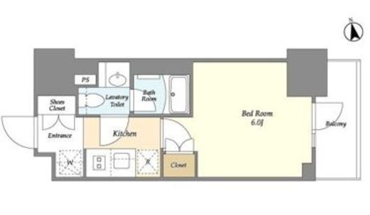 オーキッドレジデンス品川中延　1005号室　間取り