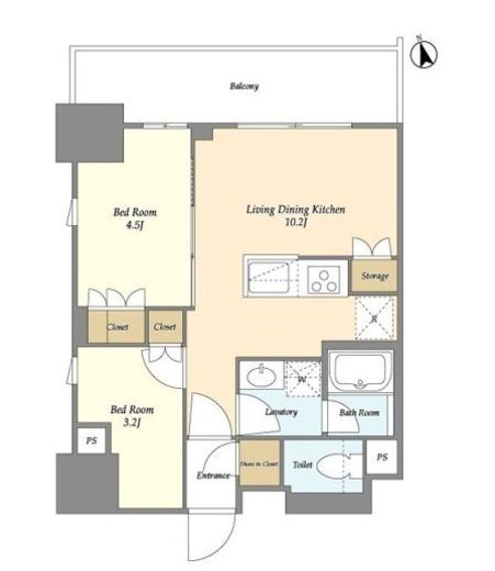 オーキッドレジデンス品川中延　1301号室　間取り
