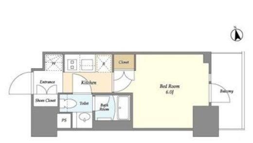 オーキッドレジデンス品川中延　707号室　間取り