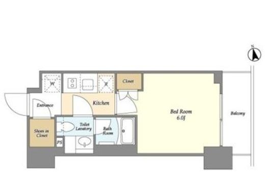 オーキッドレジデンス品川中延　804号室　間取り