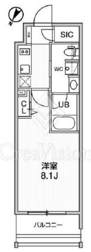 ステージグランデ日本橋人形町　1001号室　間取り