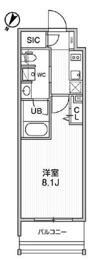 ステージグランデ日本橋人形町　202号室　間取り