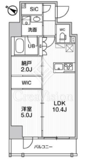 ステージグランデ日本橋人形町　303号室　間取り
