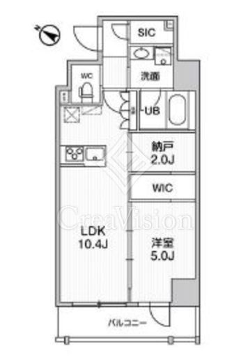 ステージグランデ日本橋人形町　907号室　間取り