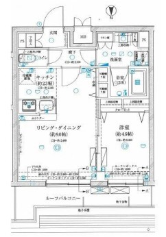 ディアレイシャス神楽坂　502号室　間取り