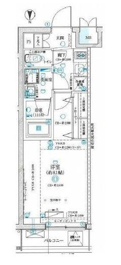 GRAN PASEO神楽坂Ⅱ (グランパセオ神楽坂Ⅱ)　403号室　間取り