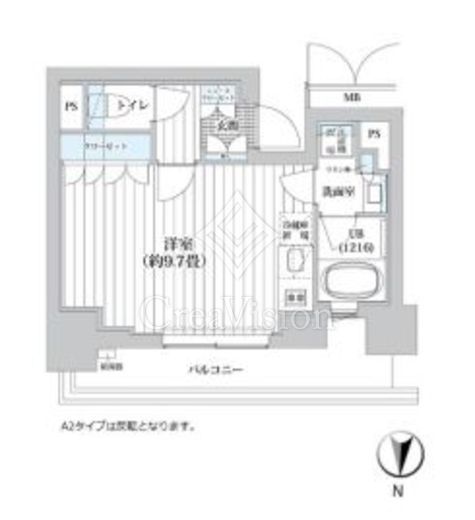 ライオンズフォーシア清澄白河　306号室　間取り