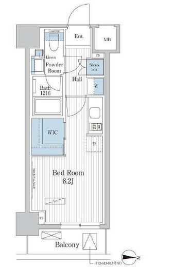 パークアクシス東陽町レジデンス　713号室　間取り