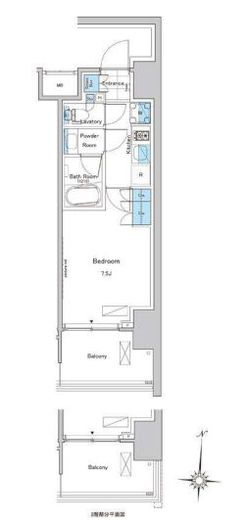 ルフォンプログレ清澄白河プレミア　312号室　間取り