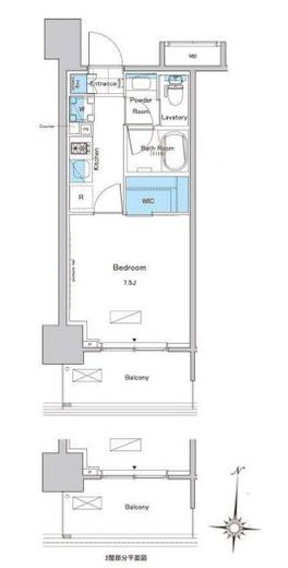 ルフォンプログレ清澄白河プレミア　403号室　間取り