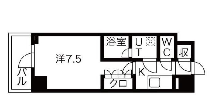 シーズンフラッツ高田馬場リバーサイドサウス　204号室　間取り