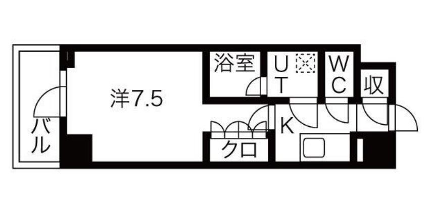 シーズンフラッツ高田馬場リバーサイドサウス　306号室　間取り