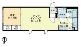 R78番館白金高輪　3F号室　間取り