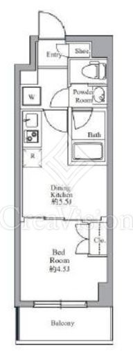 ハーモニーレジデンス高田馬場　603号室　間取り