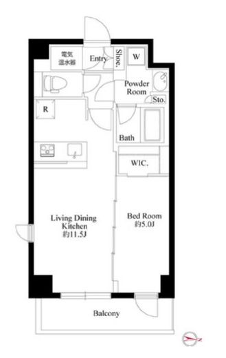 ハーモニーレジデンス高田馬場　610号室　間取り