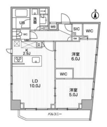 SYFORME西小山 (シーフォルム西小山)　504号室　間取り