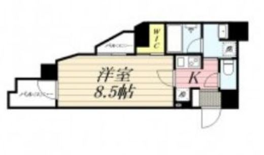 CLASSEUM飯田橋 (クラシアム飯田橋)　304号室　間取り