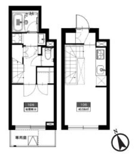 ASTILE代々木公園 (アスティーレ代々木公園)　106号室　間取り