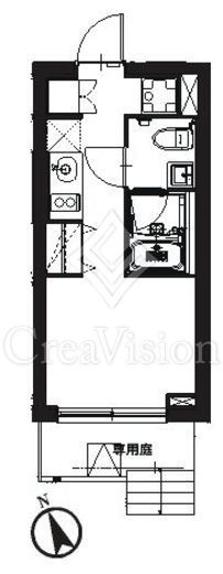 ASTILE代々木公園 (アスティーレ代々木公園)　004号室　間取り