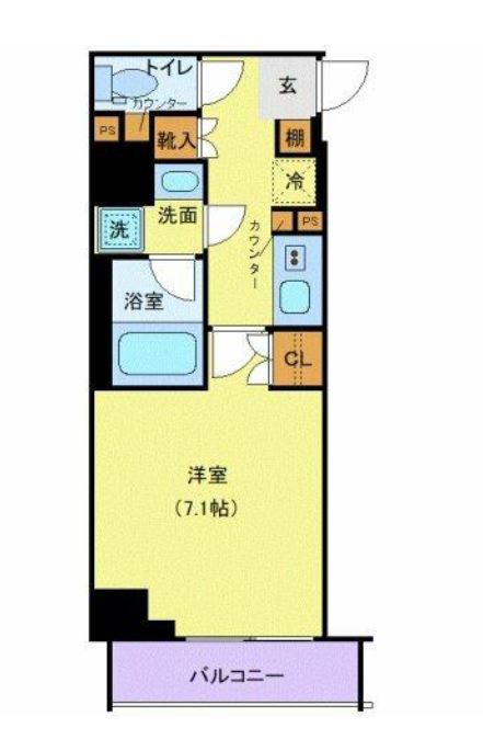 オープンブルーム東日本橋　304号室　間取り