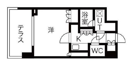 シーズンフラッツ高田馬場リバーサイドノース　102号室　間取り