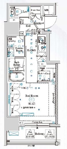 ARKMARK四谷左門町 (アークマーク四谷左門町)　701号室　間取り