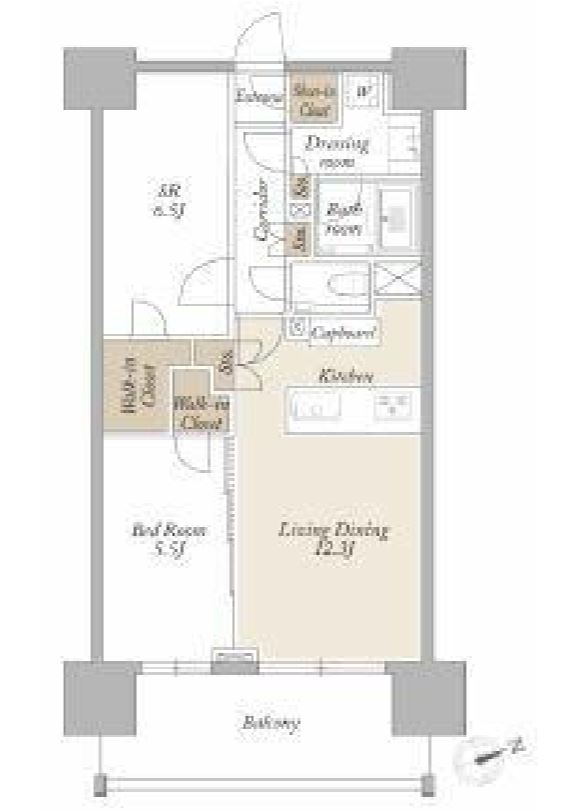 ライトテラス新宿御苑　304号室　間取り
