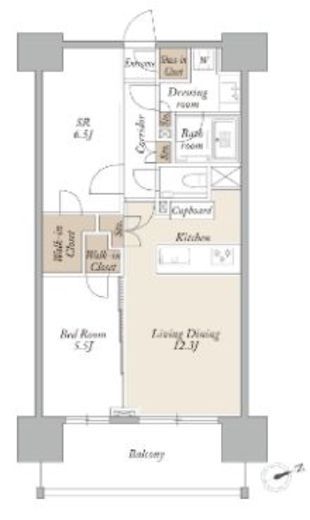 ライトテラス新宿御苑　304号室　間取り