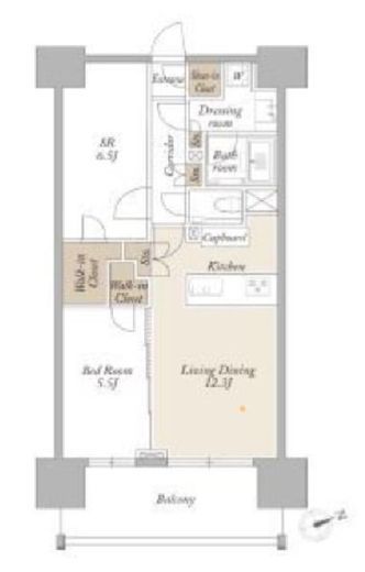 ライトテラス新宿御苑　504号室　間取り