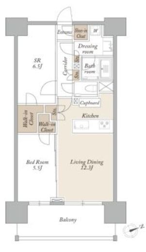 ライトテラス新宿御苑　904号室　間取り