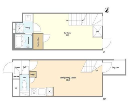AGRATIO目黒諏訪山 (アグレシオ目黒諏訪山)　103号室　間取り
