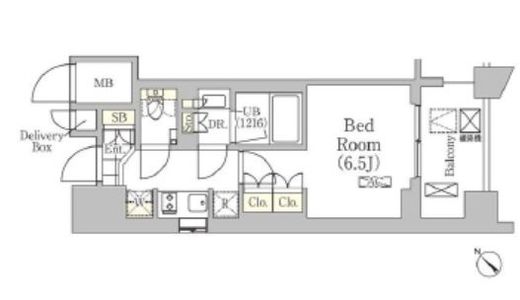 メゾンカルム日本橋馬喰町　312号室　間取り