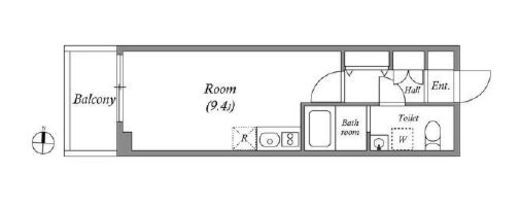 QUALITAS押上業平 (クオリタス押上業平)　202号室　間取り